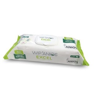 Lingettes détergentes et désinfectantes Wip'Anios Excel