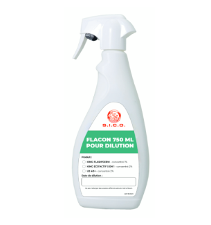 Flacon vide pour dilution