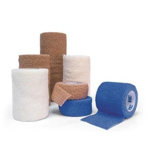 Bandes de contention cohésives élastiques 3M™ Coban™ 10cm x 4,50m couleur chair