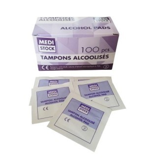 Tampons alcoolisés