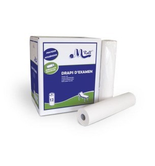 Draps lisses pour table d'examen