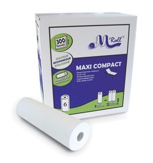 Rouleaux de draps d'examen Maxi Compact - 50 x 35 cm