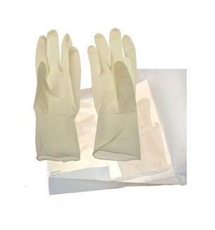 Gants de chirurgie en latex - Stériles non poudrés - T 7,5 - Boîte de 50