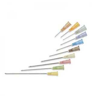 Aiguilles hypodermiques - Jaunes - 30 G - Longueur 13 mm