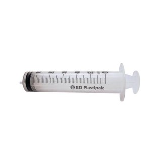 Seringue BD Plastipak 3 pièces 50 ml Embout lueur excentré.
