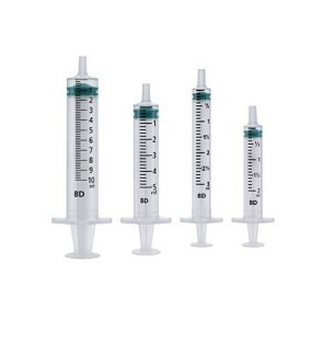 Seringue Emerald 5 ml cone centré 3 pièces