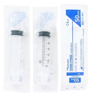 Seringues 3 pièces - 50 ml - Luer lock centré