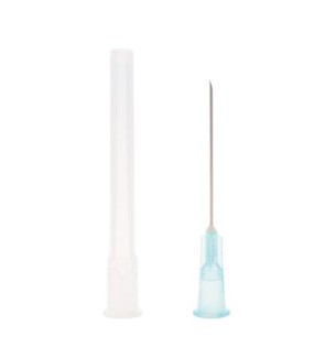 Aiguille Hypodermique BD Microlance Bleu 23 G - L. 40 mm x 0.6 mm - Boîte de 100