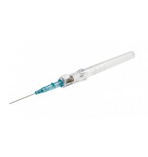 Catheter Insyte Sécurisé 22 G 25 mm Bleu Sans Ailettes