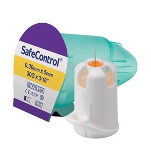 Aiguille sécurisée Ateria SafeControl - 30 G / 5 mm