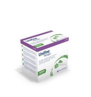 Aiguille Unifine Pentips pour stylo à insuline - 32 G / 4 mm