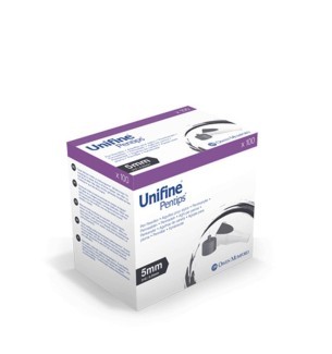 Aiguille Unifine Pentips pour stylo à insuline - 31 G / 5 mm