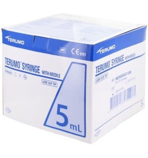 Seringues 3 pièces - 5 ml - Avec aiguille - 21 G - Longueur 38 mm