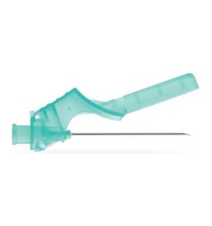 Aiguilles hypodermiques de sécurité Agani - Noires - 22 G - Longueur 25 mm