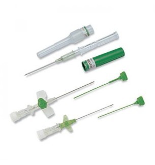 Catheter court à ailettes SURFLO W 20 G