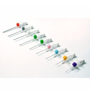 Catheter court à ailette et surflo W 22