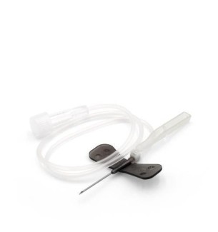 Microperfuseur à ailettes SURFLO 22 G noir