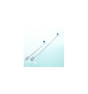 Sonde silicone homme droite Folysil. 2 voies CH16/10ML