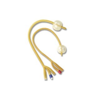 Sonde urinaire Folatex Homme souple à ballonnet. Droite Ch22