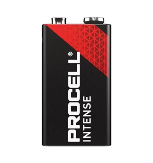 Piles alcalines 6LR61 - 9V - Procell Intense Boîte de 10