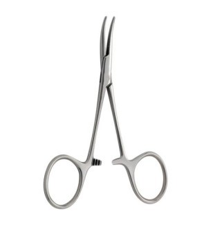 Pince Halstead courbe S/G 13 cm