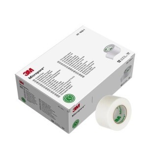 Sparadrap 3M™ Micropore™ sans dévidoir 9,14 m x 2,5 cm