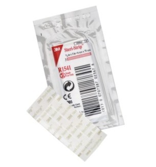 Suture cutanée adhésive Steri-Strip 75 x 6 mm