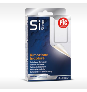 Pansement SI SILICON 4 cm  x 8,6 cm