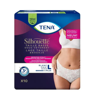 TENA Silhouette Plus Blanc Taille basse L