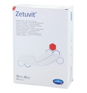 Pansement absorbant Zetuvit Stérile 10 x 10 cm