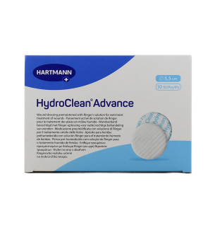 Pansement irrigo-absorbant HydroClean Advance rond 5,5 cm diam.
