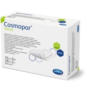 Pansement hydrocellulaire Cosmopor® Silicone 7,2 x 5 cm