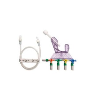 Rampe FF 4 robinets 3 voies prolongation 150 Cm