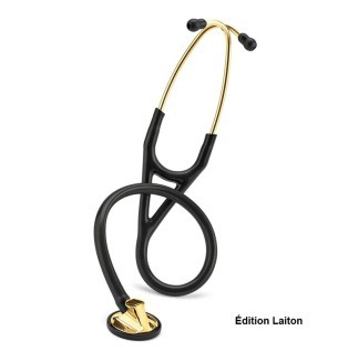 Stéthoscope Master Cardiology - Simple pavillon - Edition Laiton - Noir