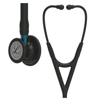 Stéthoscope Cardiology IV - Black Edition - Double pavillon - Noir/Bleu