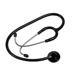 Stéthoscope Idéal+ - Pavillon simple - Noir