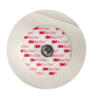 Electrode de surveillance ronde - Support microporeux 3M™ Red Dot™