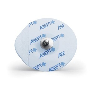 Electrodes à pression Gel Solide - ø 50 mm