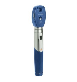 Ophtalmoscope LED mini 3000 avec piles - Bleu