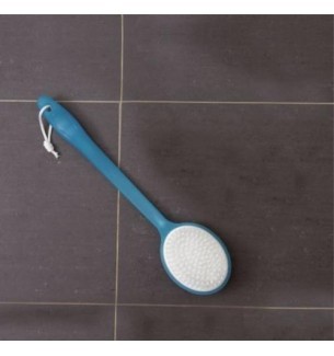 Brosse à long manche 38cm bleu