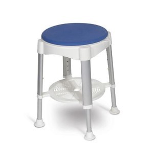 Tabouret de douche avec assise tournante Tahaa