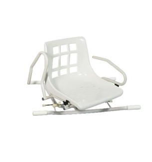 Siège de bain pivotant accoudoirs relevables Edora