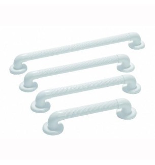 Barre d'appui cannelée à fixer - 30 cm