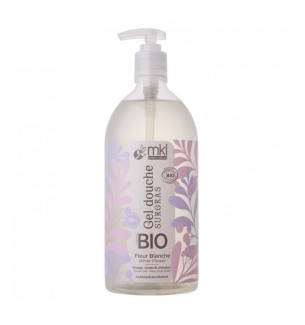 Gel douche Surgras Bio 1L au fleur blanche