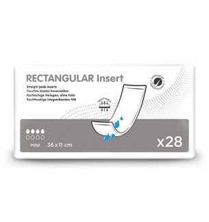 ID Rectangular Insert Traversable Mini - Couches droites traversables