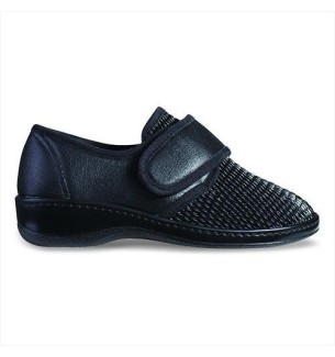 Chaussure Héloïse fermée cuir/strech T35 noir