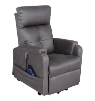 Fauteuil releveur 4 moteurs Louise - Gris