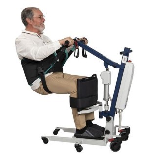 Sangle de verticalisateur dorsale et aide à la déambulation