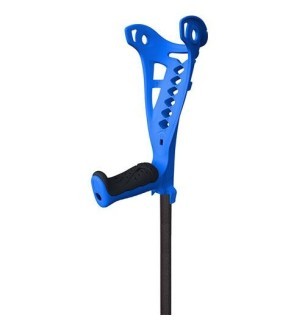 Canne anglaise Access Comfort Bleue