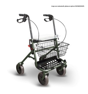 Rollator 4 roues Moov Go - Vert olive